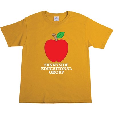 M&O Unisex Gold Soft T-Shirt 100% Cotton Screened