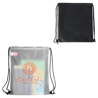 Pearl Soft-Touch Drawstring Bag