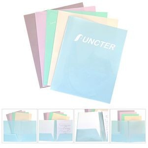 Clear Report Covers with 2 Pockets
