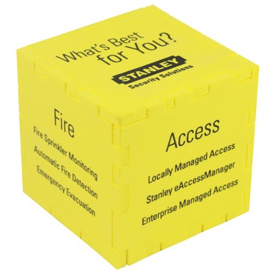 Foam Desktop Puzzle Cube - Solid Cube (4.5")