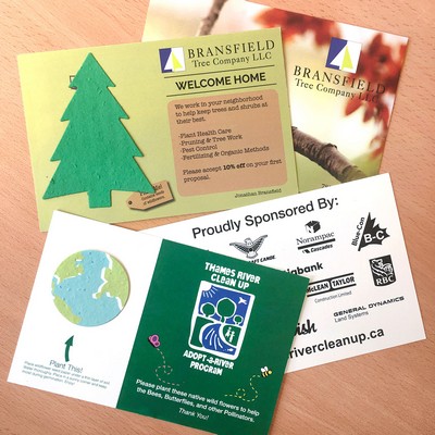 Medium Eco Panel Card with Shape, 2-Sided