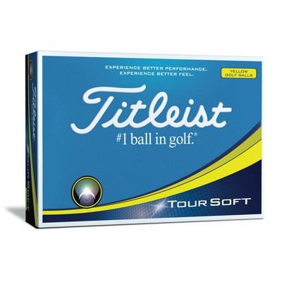 Titleist Golf Ball Tour soft yellow 12 Pack (10-15 Days)