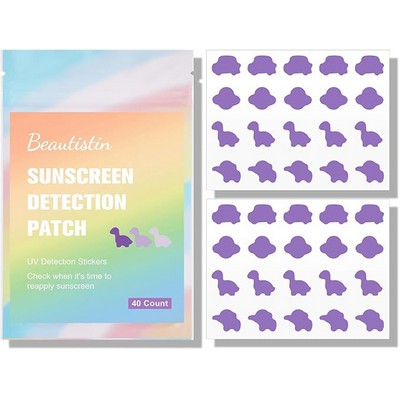 Fully Shape/Logo/Size/Packaging Customized Sunburn Alert Sticker