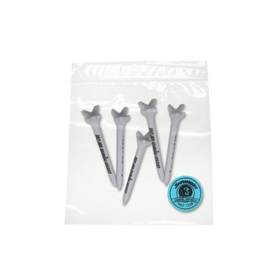 2-3/4" 4-Prong Golf Tee 5-1 Pack