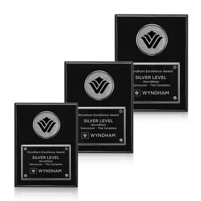 Jansenn Plaque - Black/Chrome