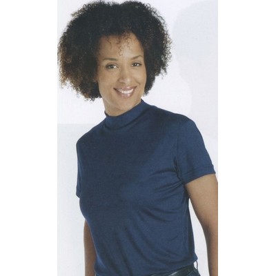 Men's & Ladies' Cool & Dry Short Sleeve Mockneck Shirt