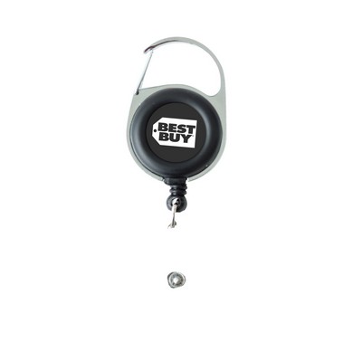 Pad Printed Carabiner Badge Reel