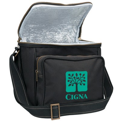 6 Pack Cooler Bag with Two-tone Webbing