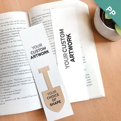 Large Eco Bookmark with Shape, 2-Sided