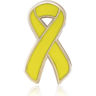 Stock Awareness Ribbon of Hope Pin (Rounded Top Ribbon)