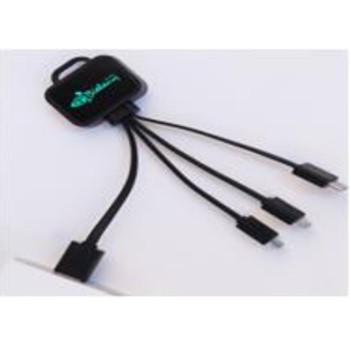 LED Multi Cable Charger w/Type C