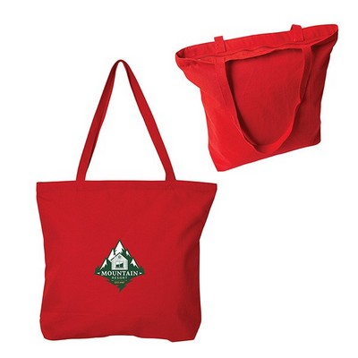 Valkaz Cotton Tote With Zipper