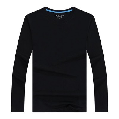 Long Sleeve Round Collar T-shirt For Kids
