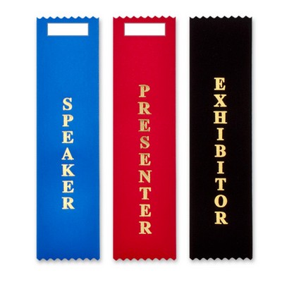 2 X 8 In Vertical Badge Ribbon