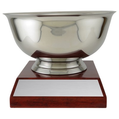 Stainless Steel Revere Bowl Annual Golf Award (4.625" x 4")