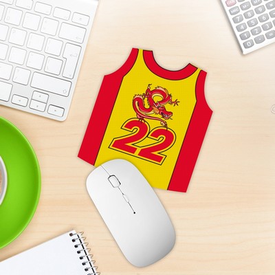 Basketball Jersey Shape Mouse Pad